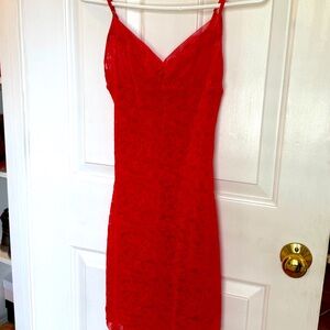 3/$15 Victoria’s Secret Red Lace Slip